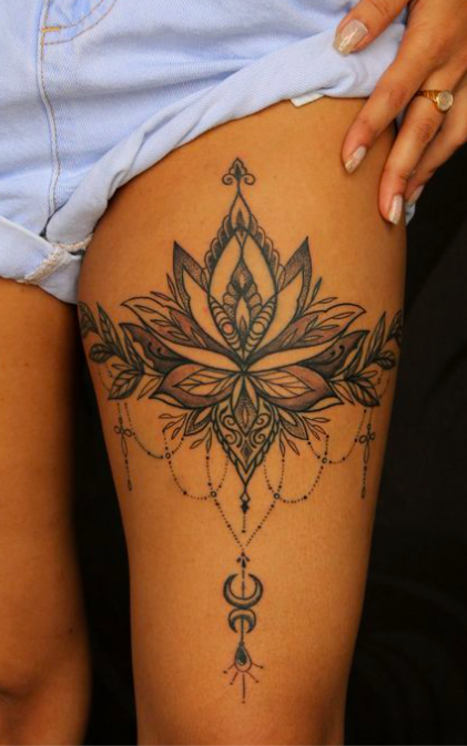 15 Charming Garter Belt Tattoo Ideas TattoosWizard