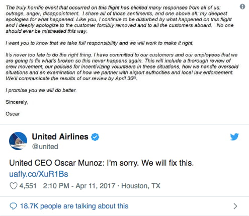 united crisis management - follow up response