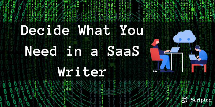 Decide What You Need in a SaaS Writer
