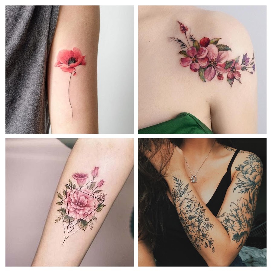 Floral Tattoos Explained: Origins and Meaning | Tattoos Wizard
