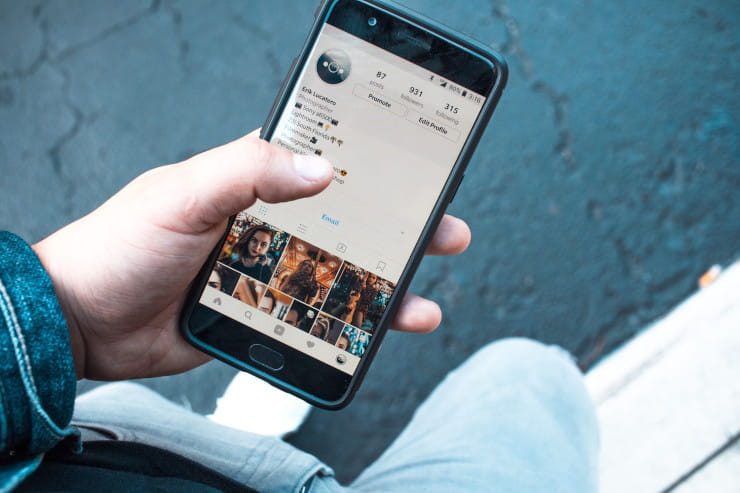 social media feed