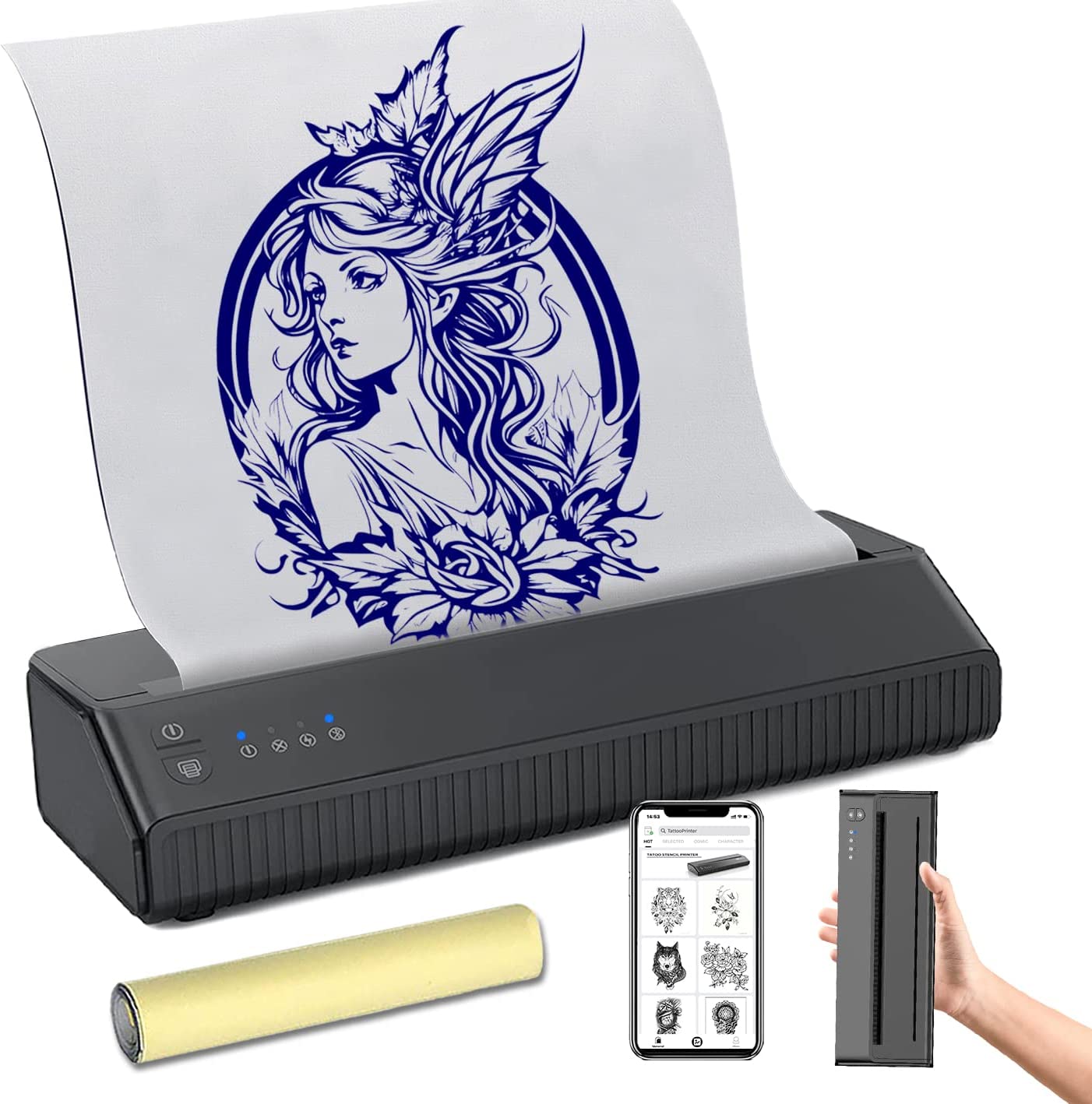 Step-by-Step Guide On Wireless & Bluetooth Tattoo Stencil Printer 