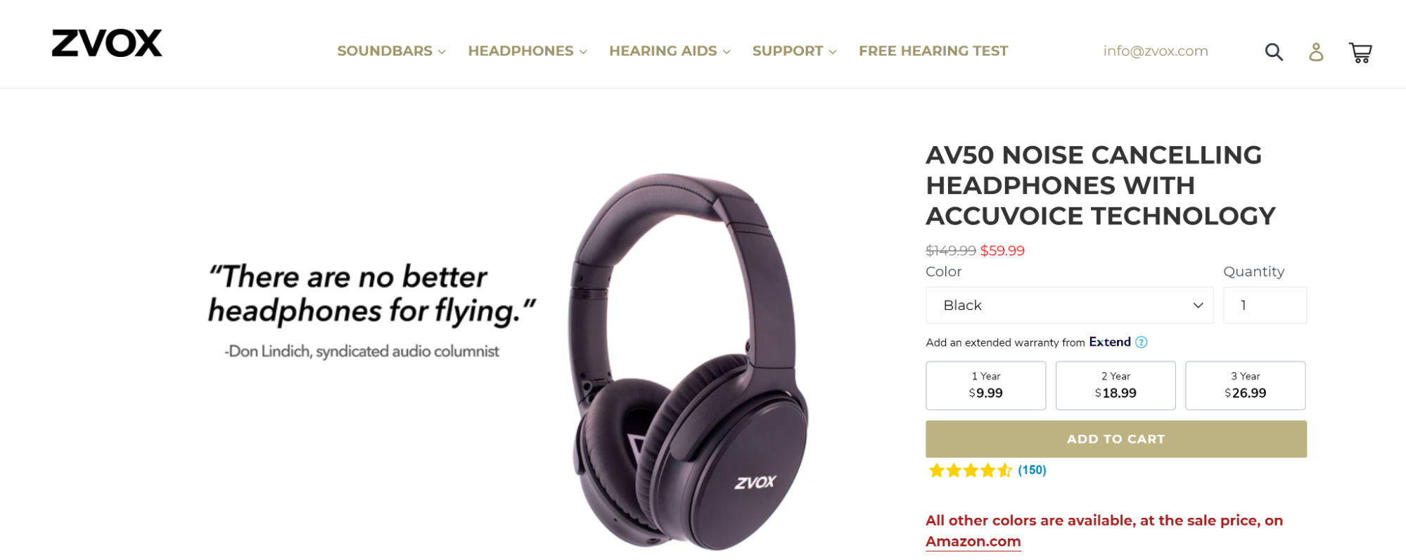 Zvox Wireless Headphones