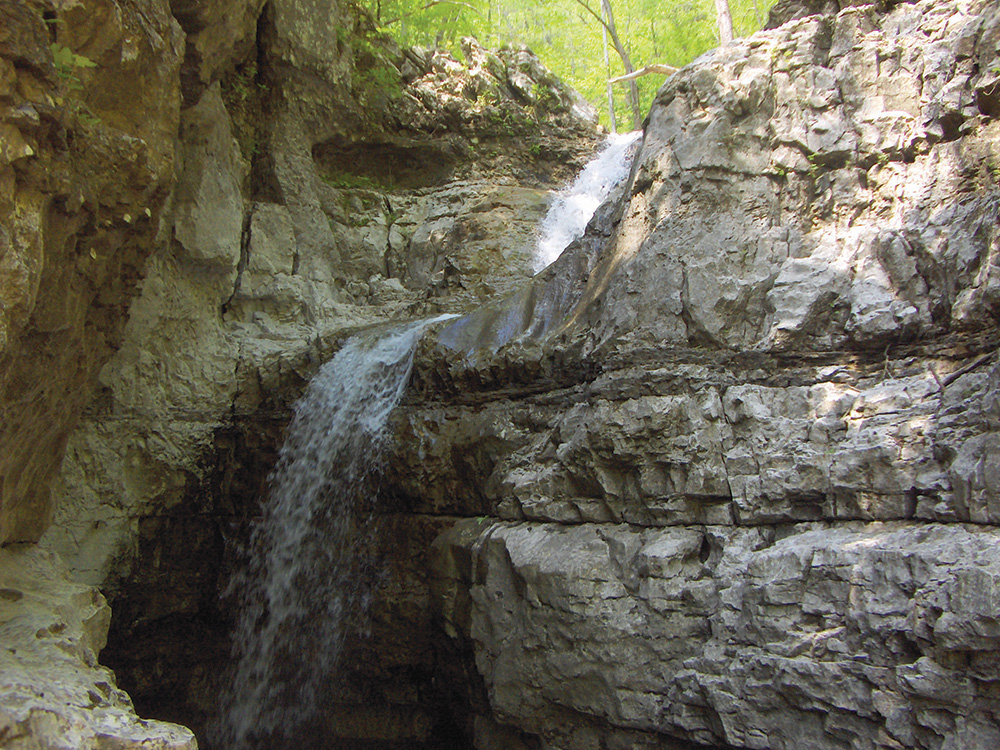 Waterfall at Walls of Jericho Trail