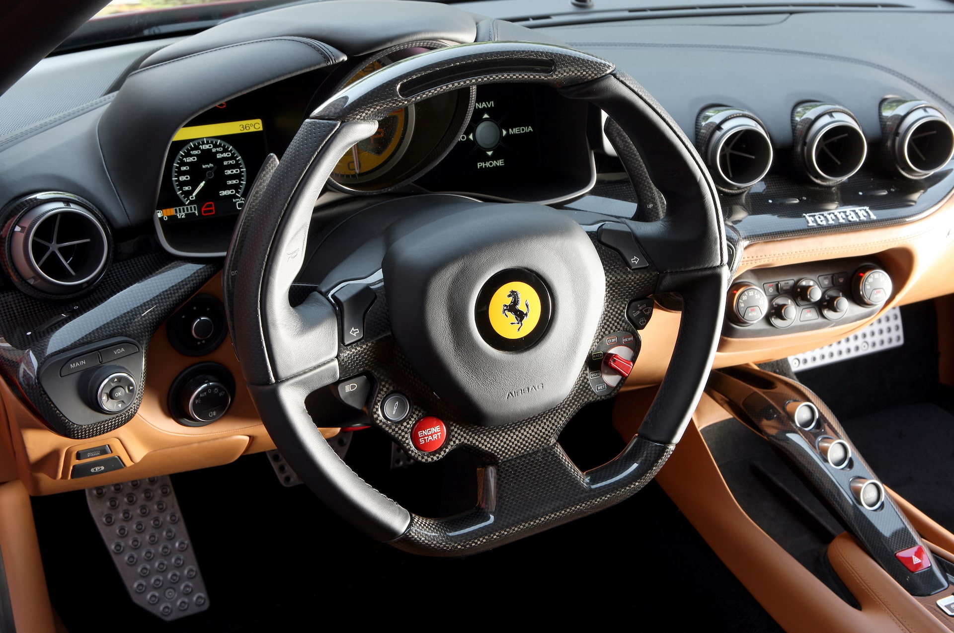 Ferrari F12 interior Berlinetta