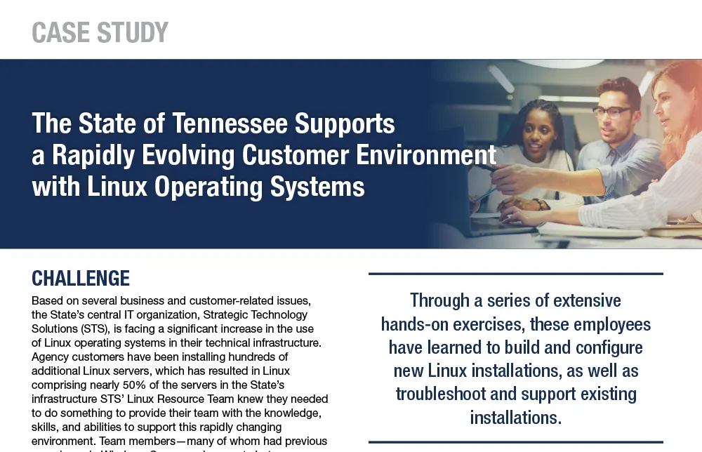 Case Study: Supporting an Evolving Customer Environment