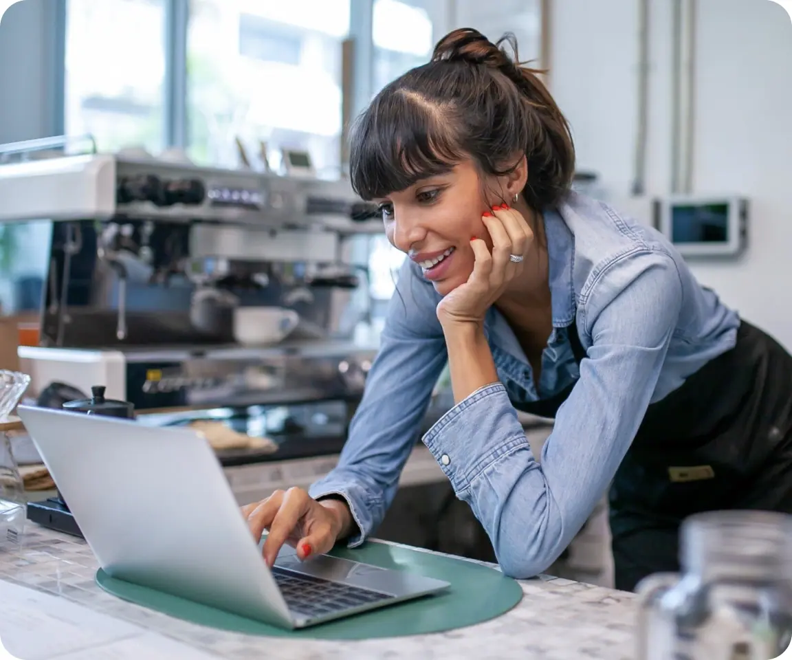 lady in the office