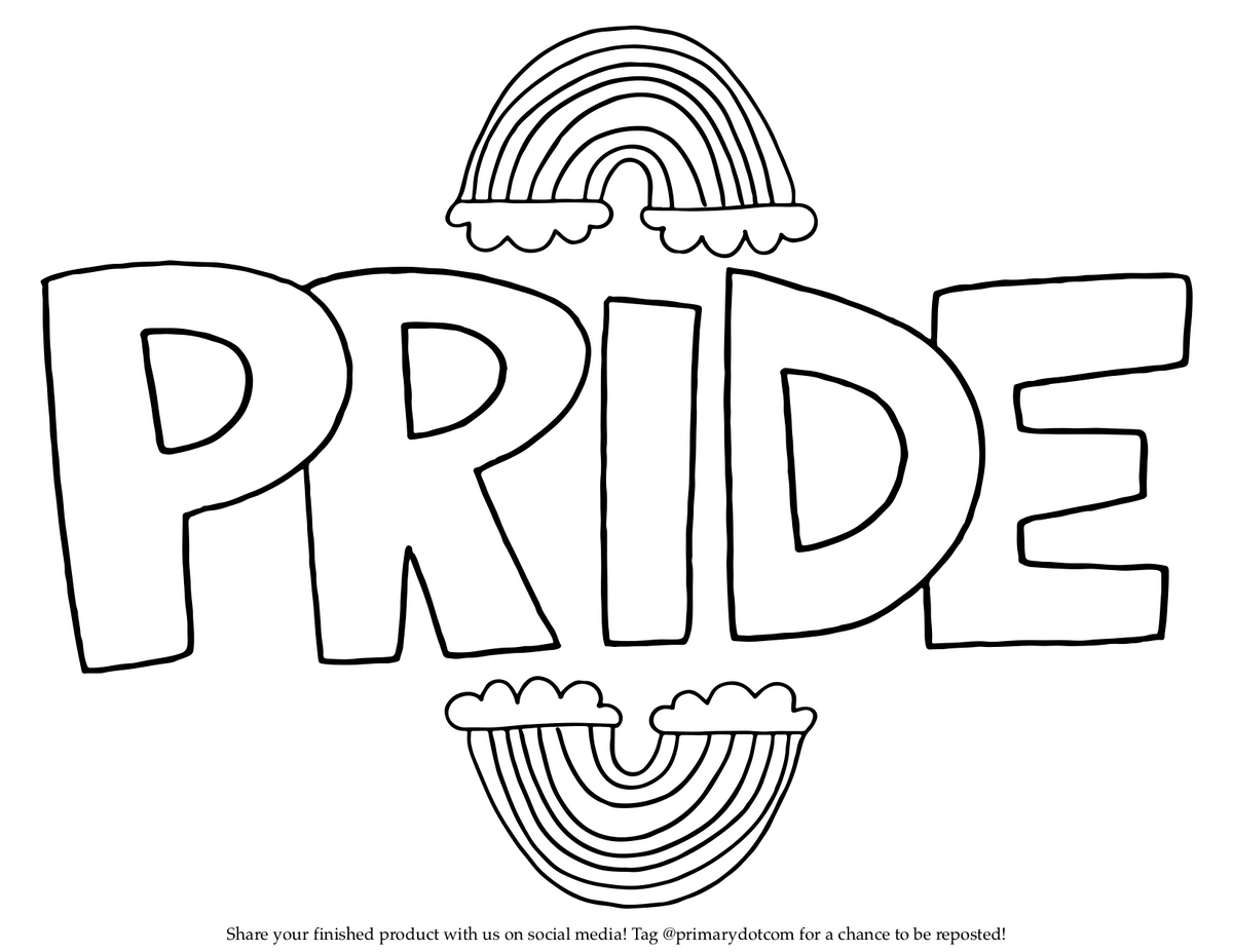 6 Free Downloadable Coloring Pages To Celebrate Pride A Blog By