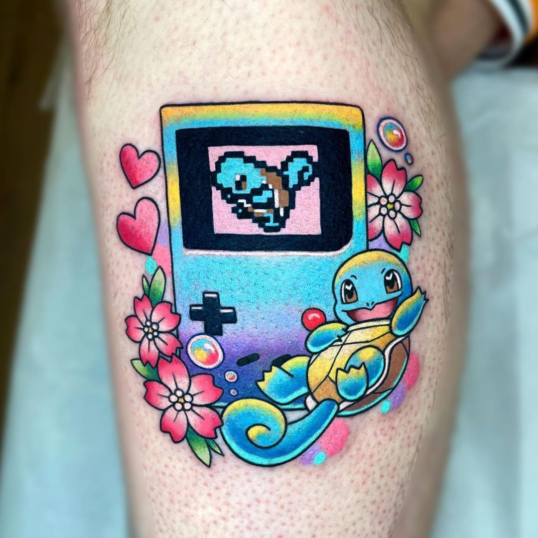 pokemon tattoo by lois clayton
