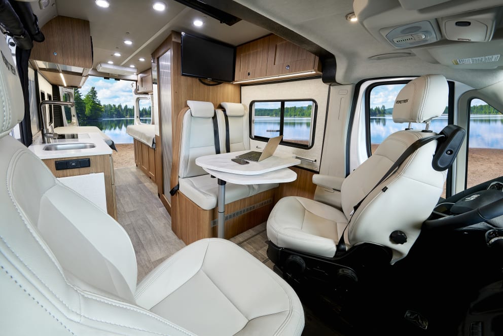 interior of roastrek pivot rv