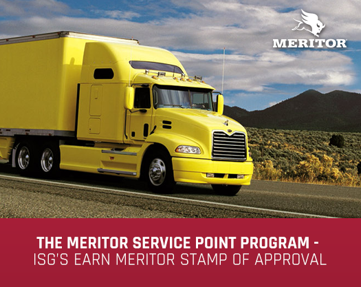 Meritor Service Point Program - ISG's Earn Meritor Stamp of Approval