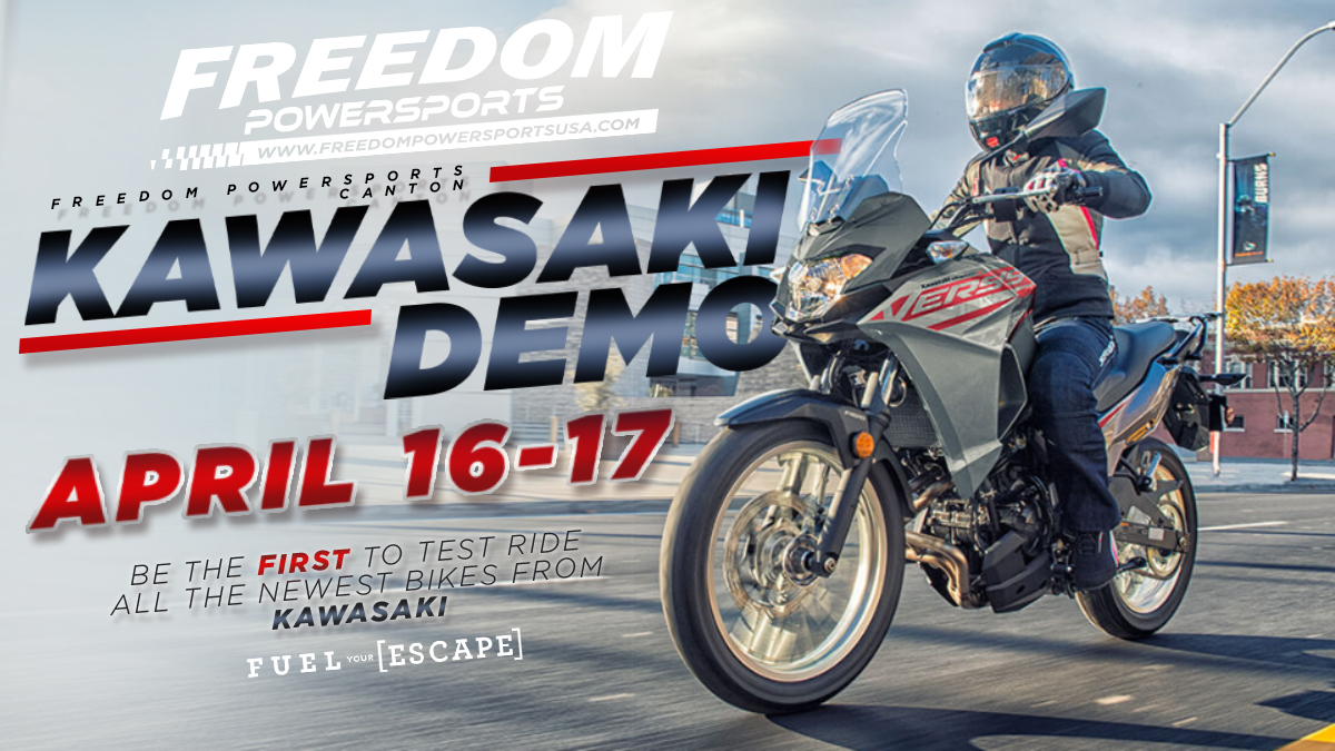 Kawasaki Demo Day at Freedom Powersports Canton Freedom Powersports