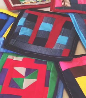 Quilts at Gees Bend Quilters Collective