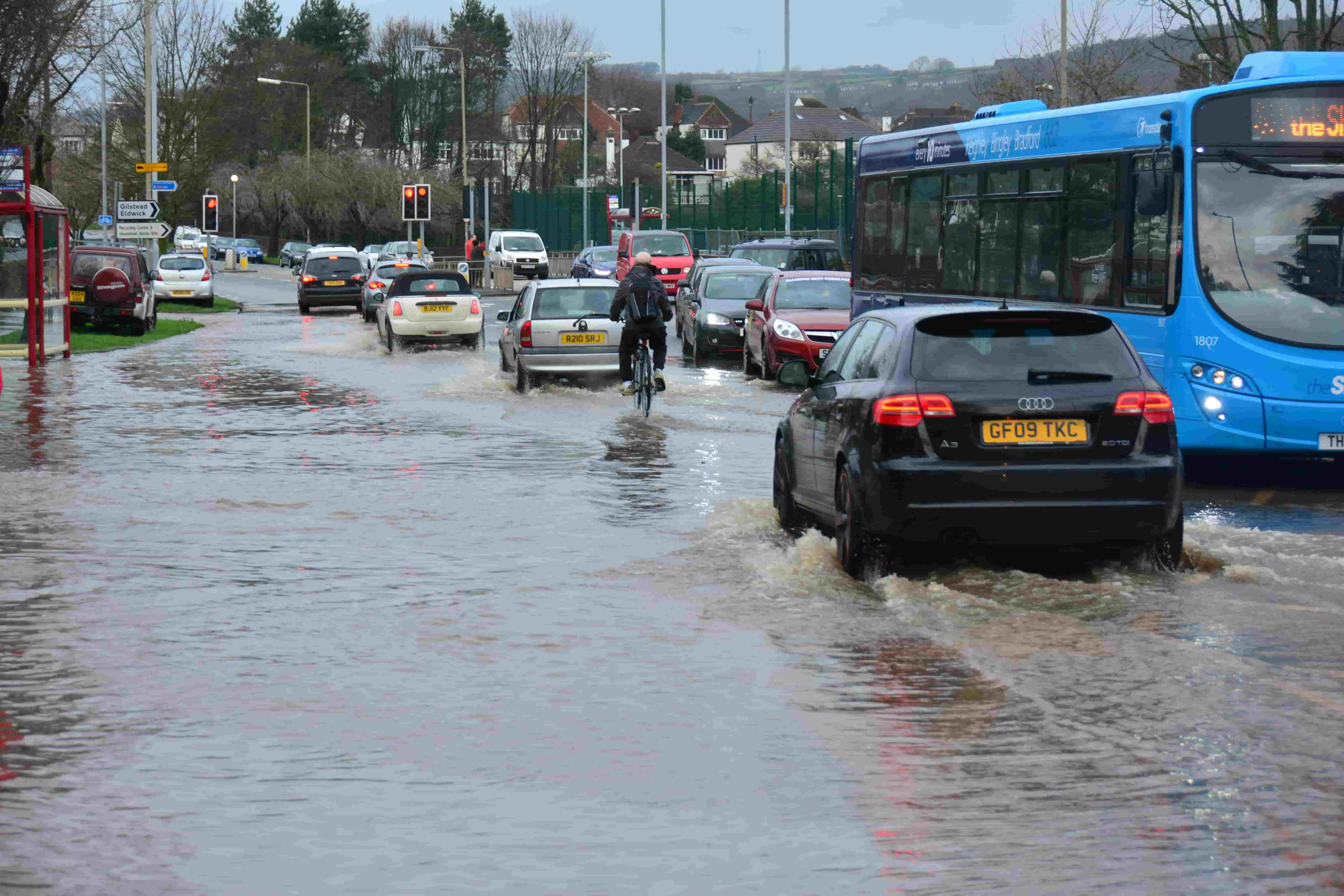 flooded area in the UK