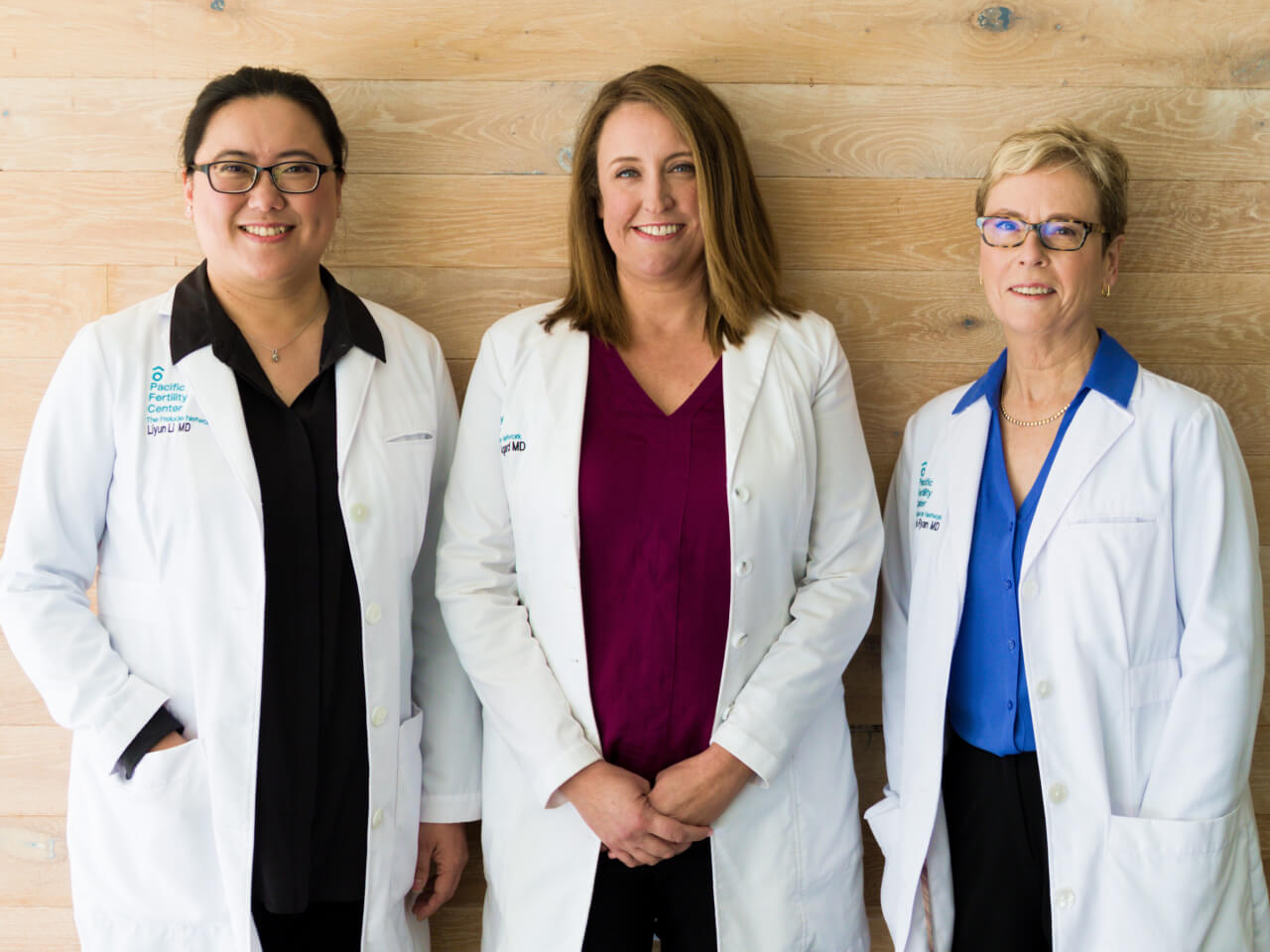 From left: Dr. Liyun Li, Dr. Jennifer Agard, and Dr. Isabelle Ryan