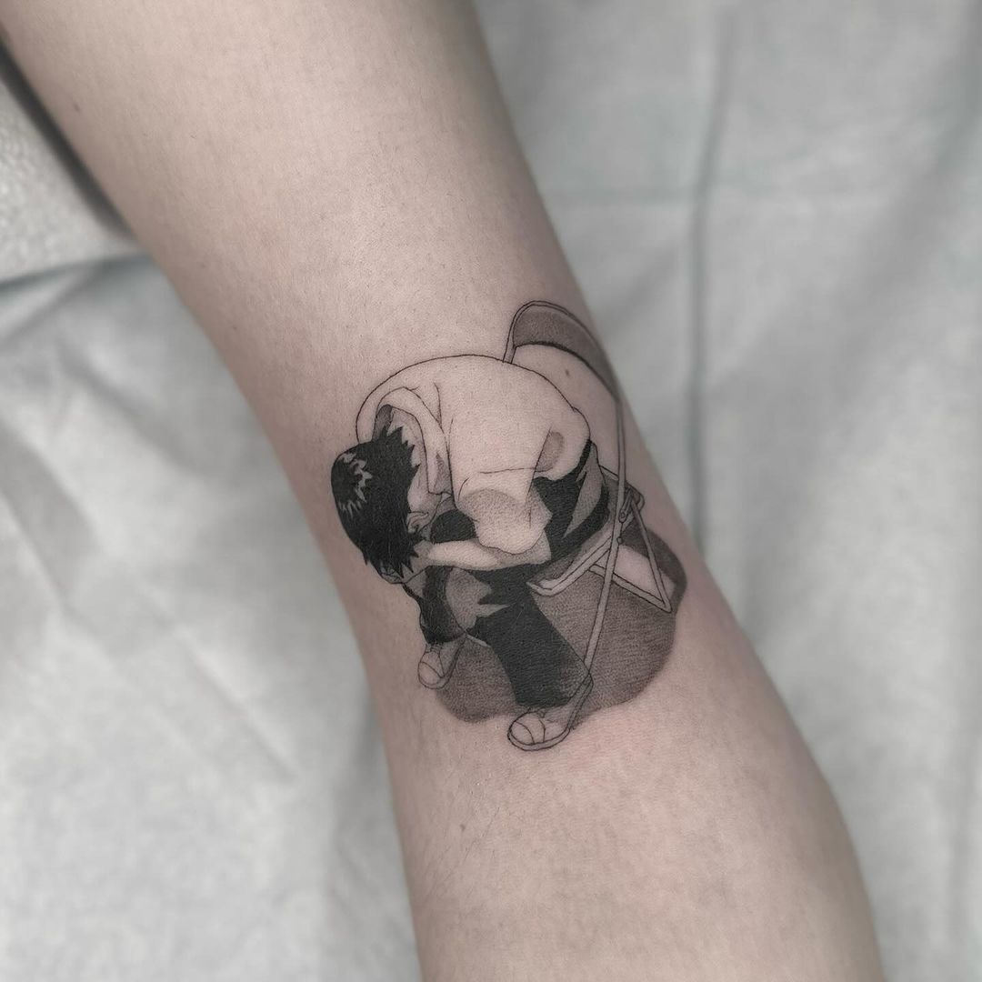 neon genesis evangelion tattoo by melanie cabigao