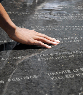 Fallen memorial at Civil Rights Memorial Center