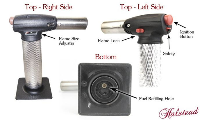 anatomy of a butane torch for jewelry soldering