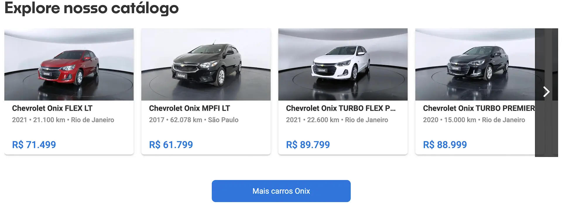 Novo Chevrolet Onix custa a partir de R$ 51.590