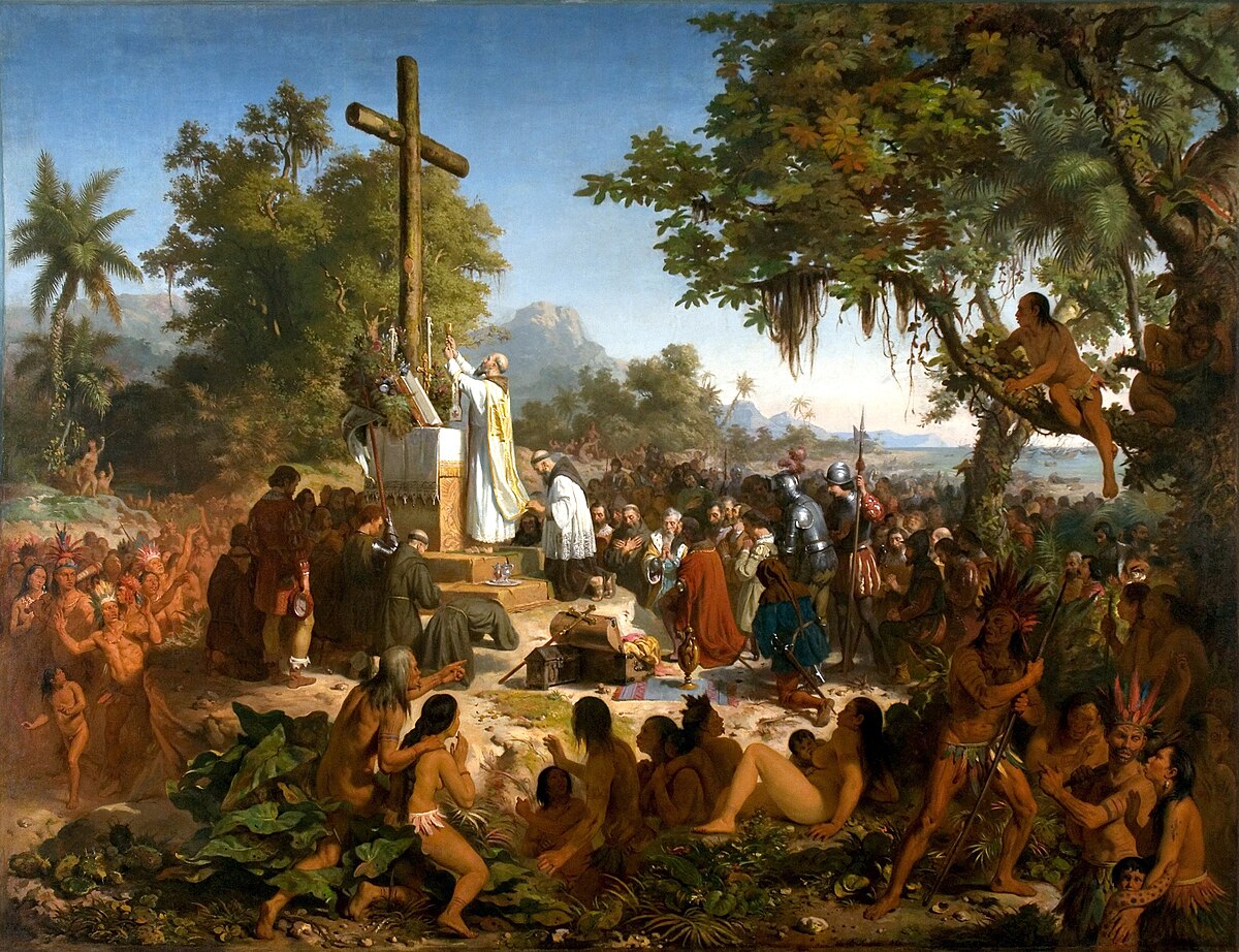 first mass in brazil by victor meirelles