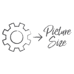 Graphic - settings for picture sizes