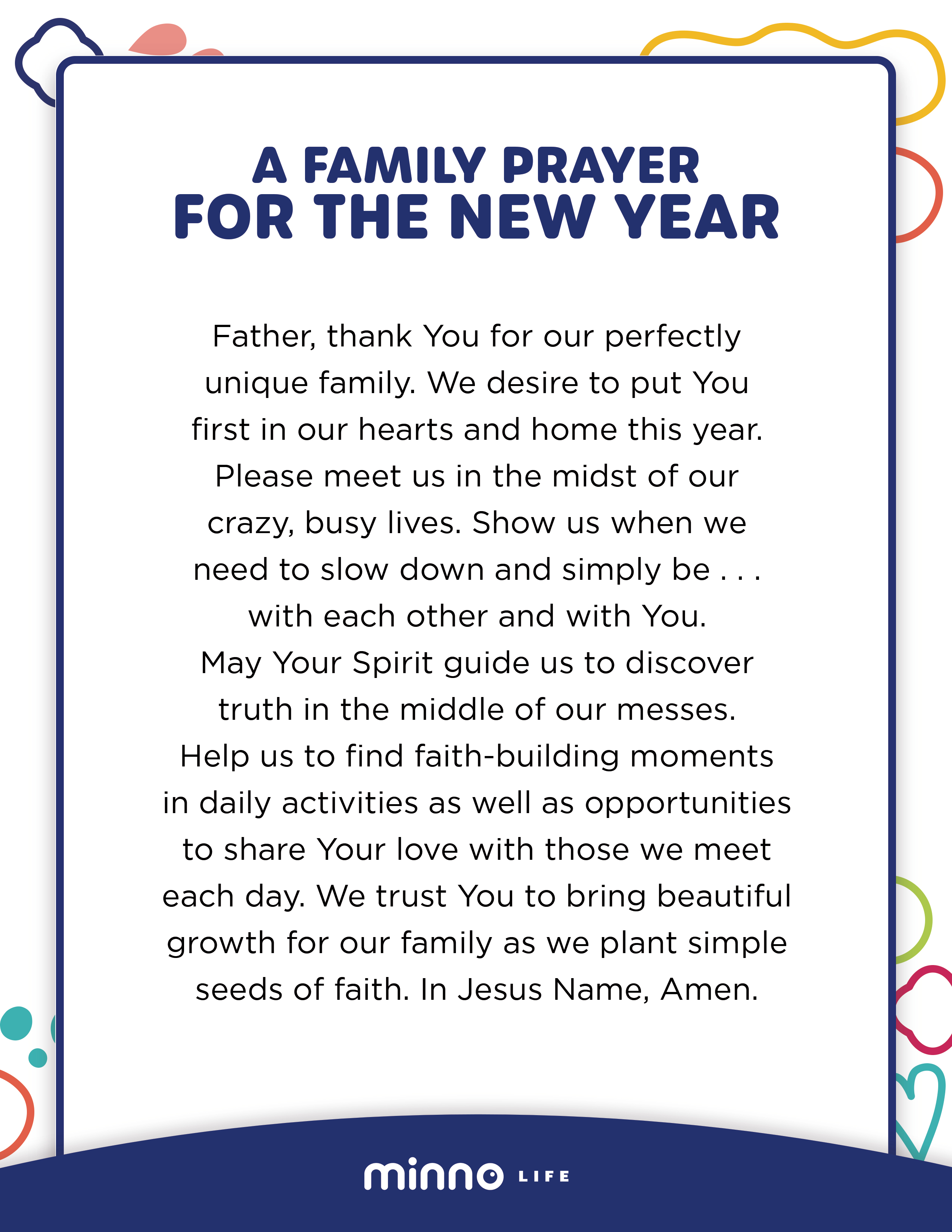A Family Prayer for the New Year — Minno Parents