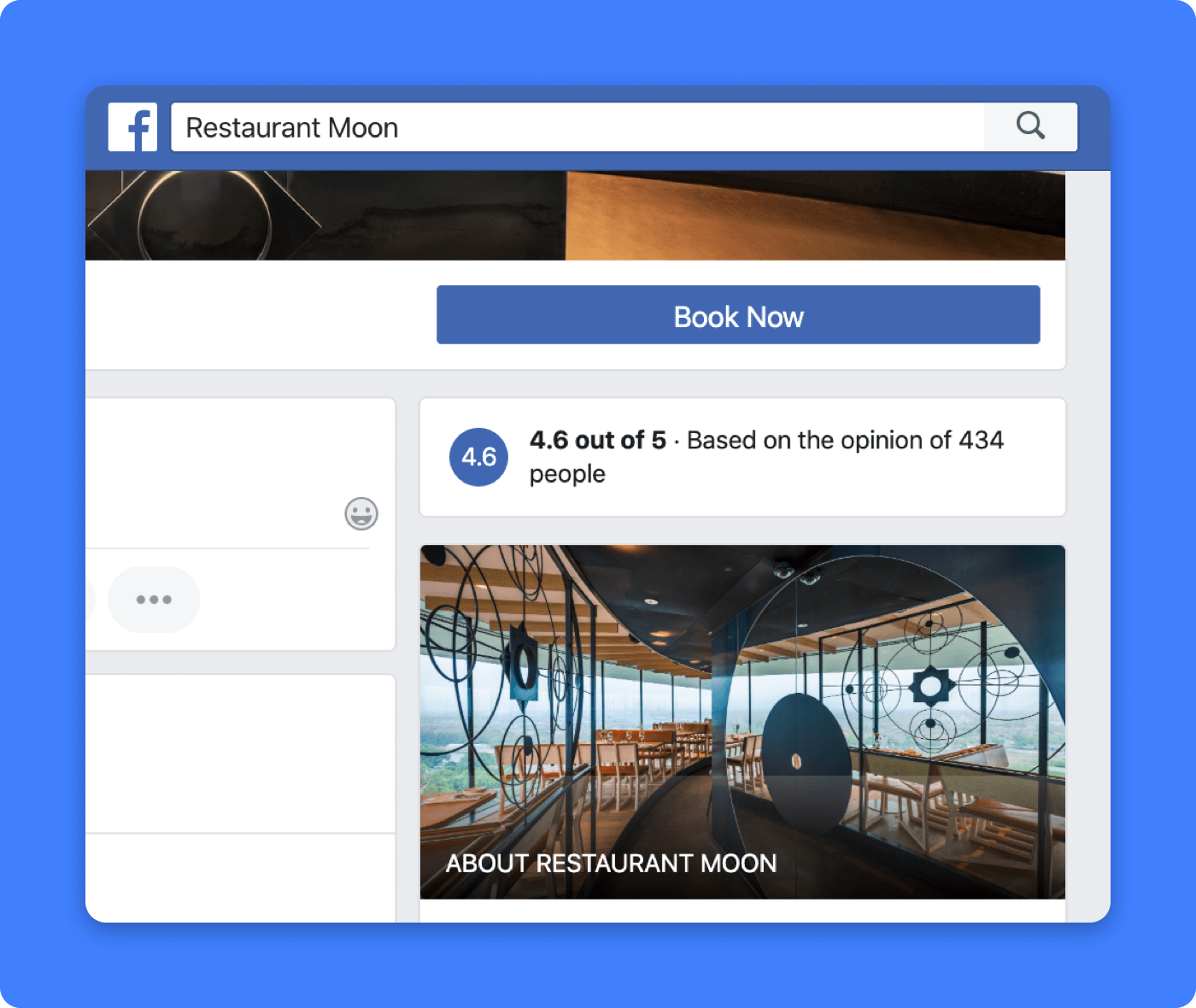 Add a reservations button to your restaurant’s Facebook page