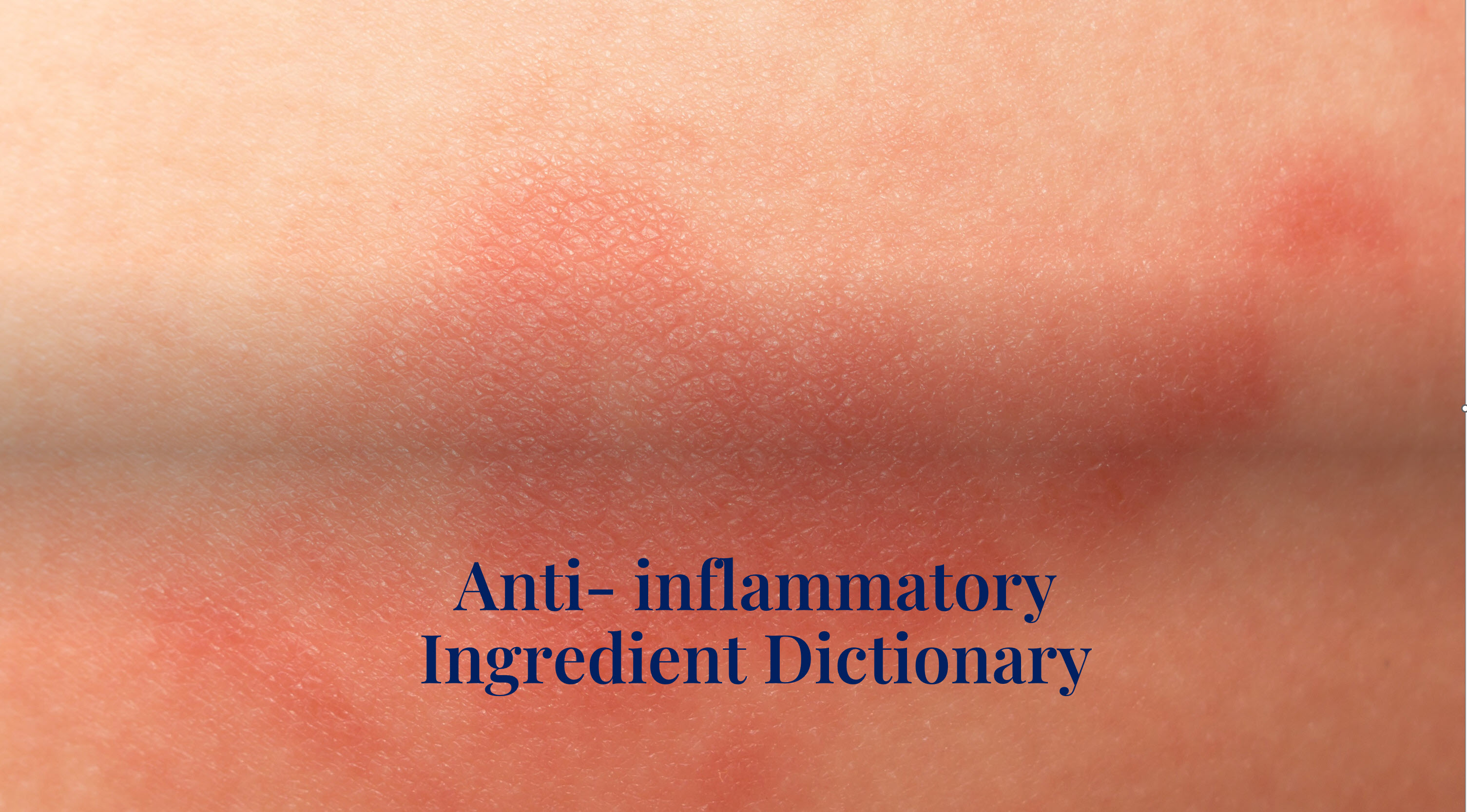 red inflammed skin