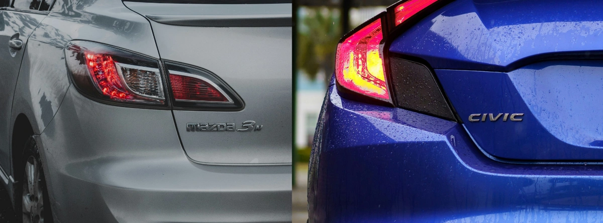 Mazda 3 vs Civic 2020