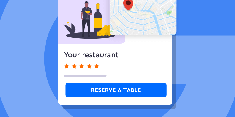 En bordreservation direkte i Googles søgeresultater? Det er muligt med reservationer via Google for dine gæster.