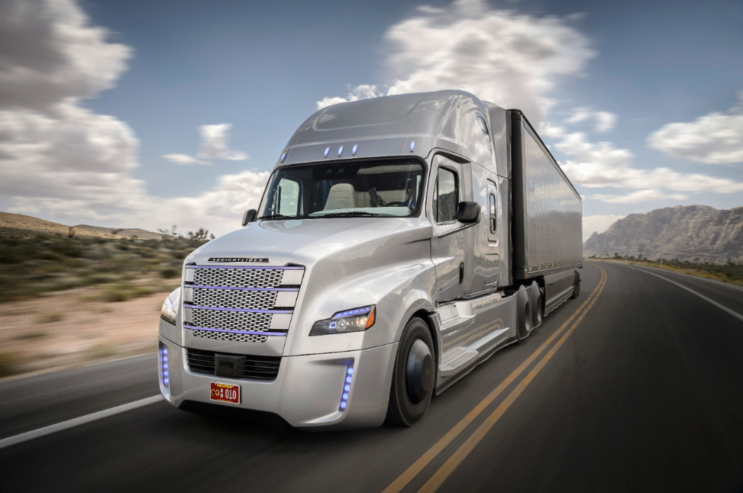 Freightliner First To Autonomous Truck Race