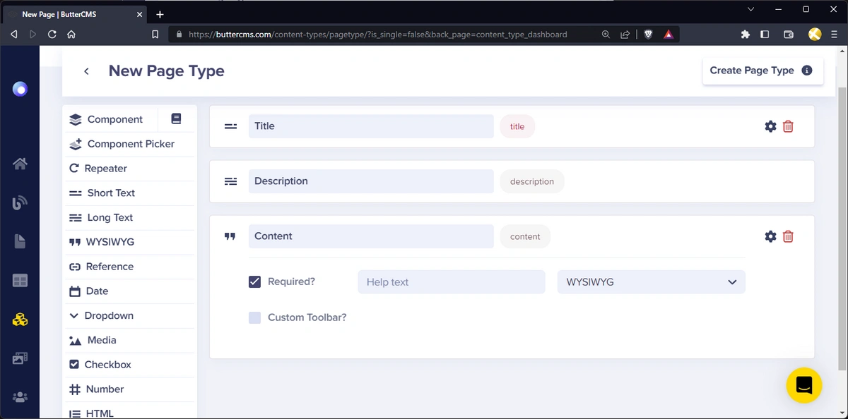 KB Article page type configuration