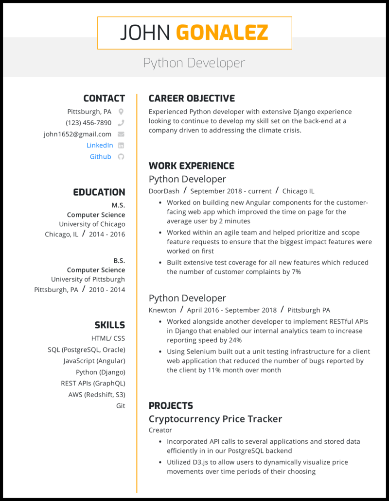 5 Software Engineer Resume Examples That Worked In 2021