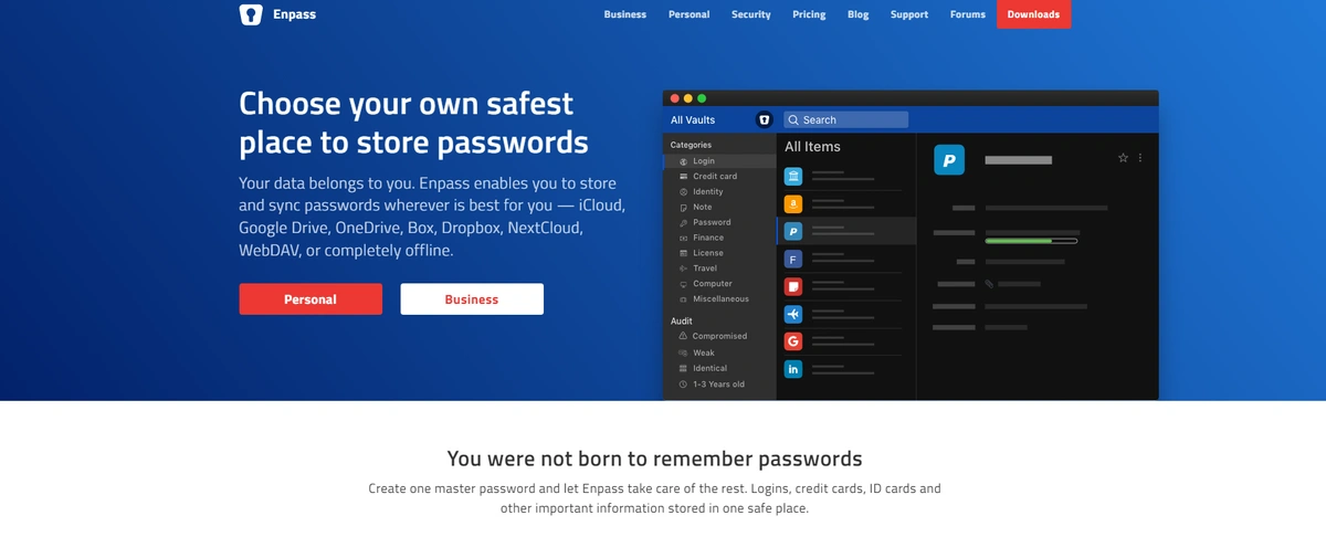 Enpass homepage.webp
