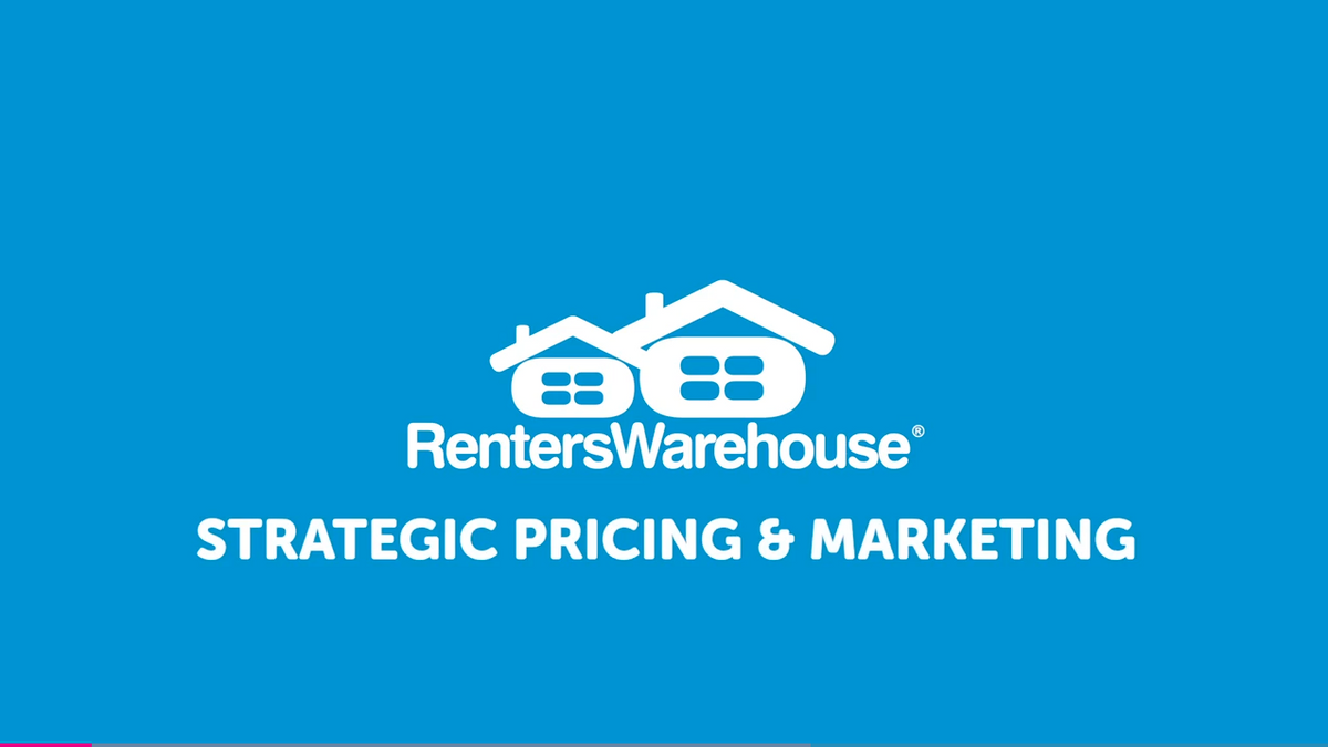 White Renters Warehouse logo and text