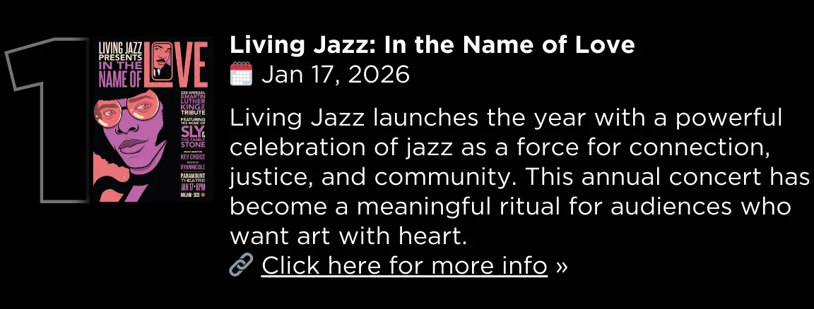 Living Jazz: In the Name of Love 2026