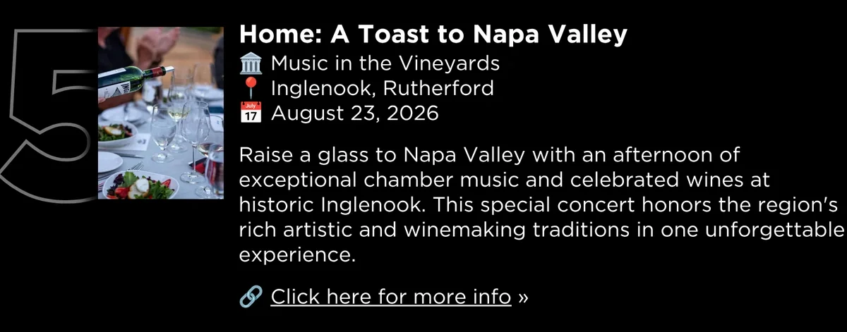 Home: A Toast to Napa Valley