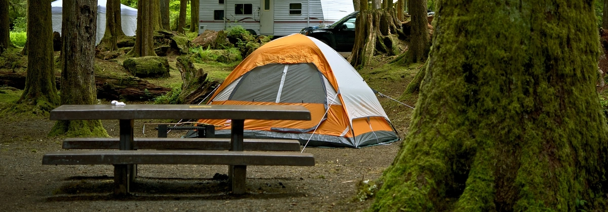 Tent at a Campground