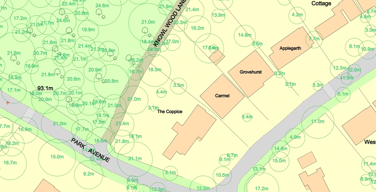 National Tree Map on top of OS MasterMap