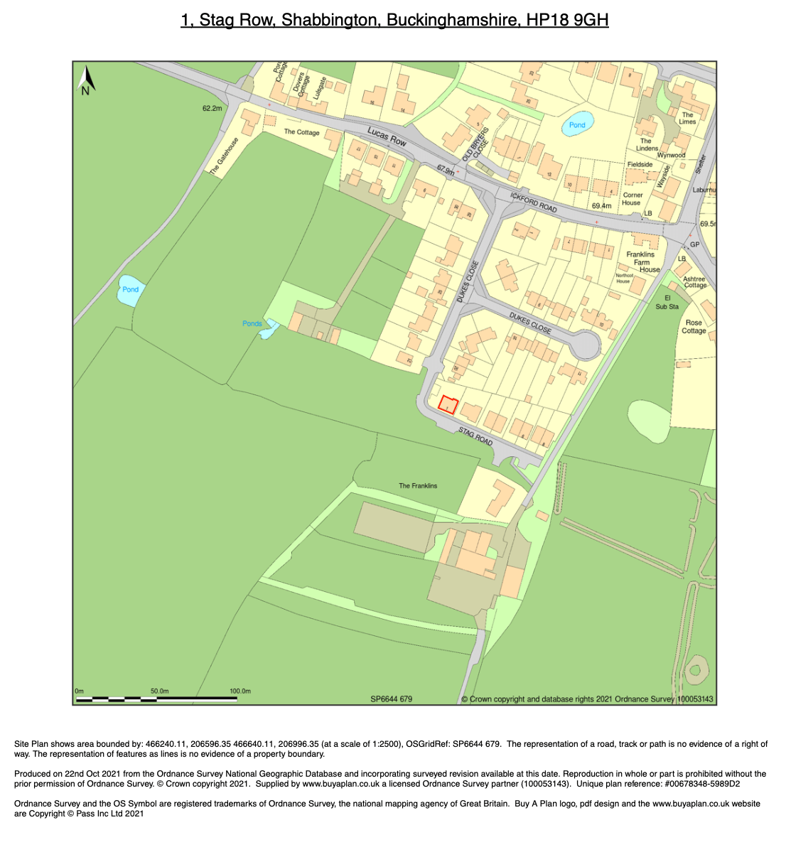 PDF location plan at 1:2500 scale provided by MapServe®