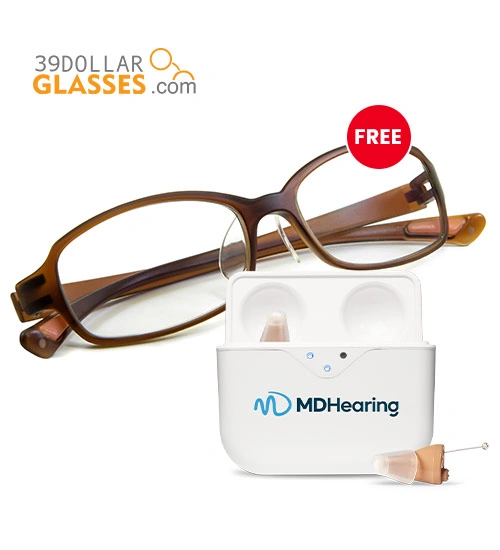 Limited time: get the best deal on virtually invisible&nbsp;hearing +&nbsp;free glasses