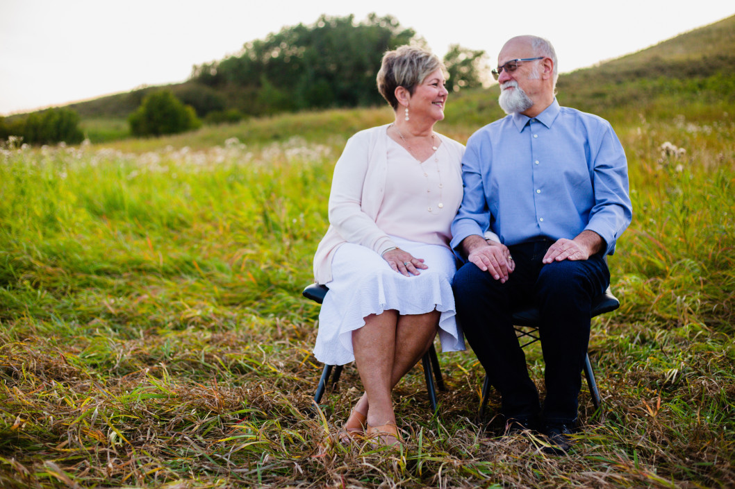 happy senior couple