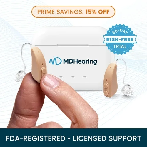 Primary MDHearing VOLT MAX 2: Advanced Custom Fit Hearing Aids Image