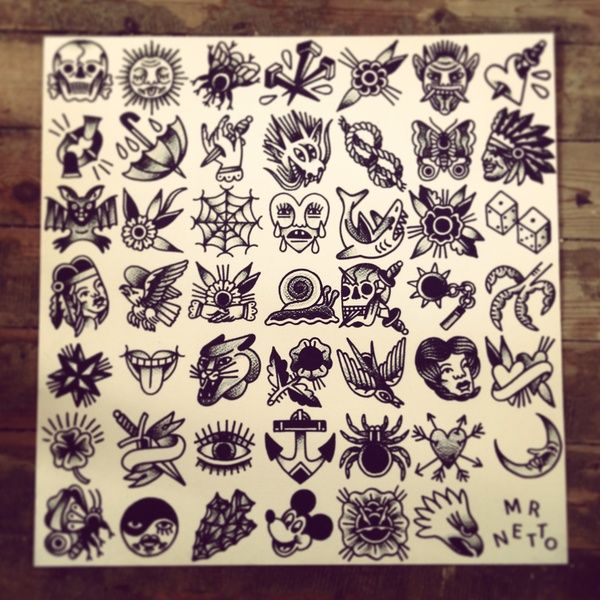 flash tattoo designs by mr netto