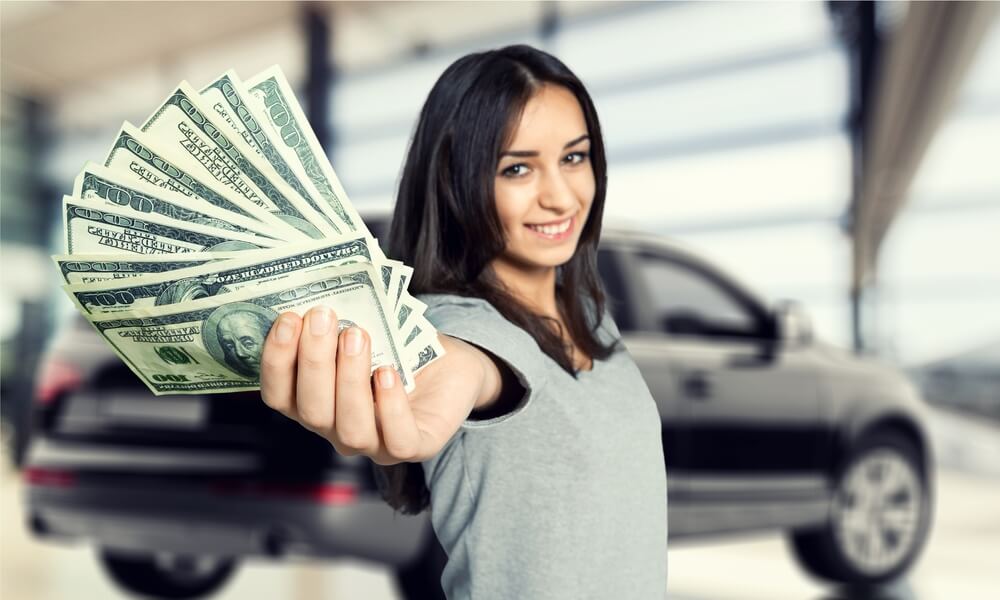 woman got car title cash