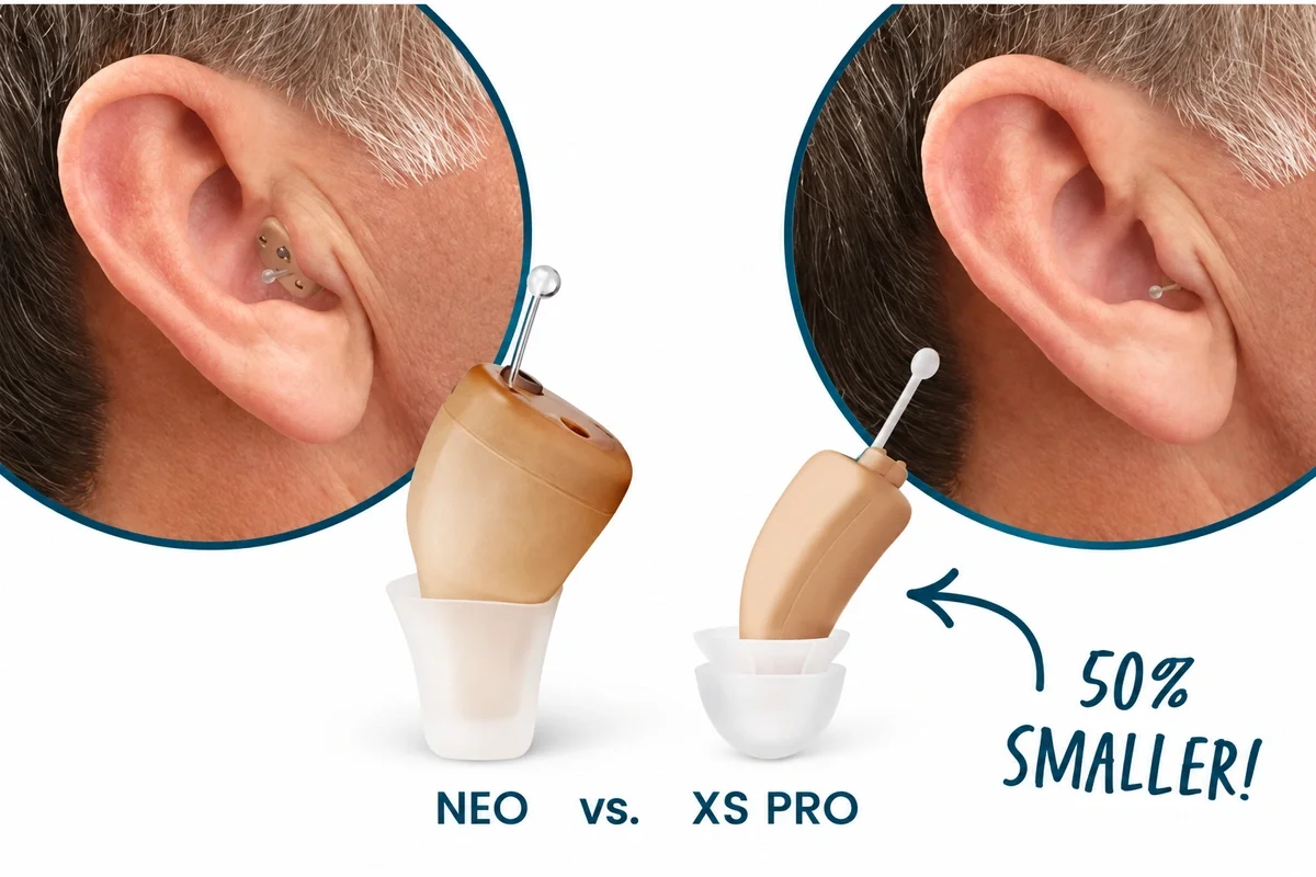 Our smallest and smartest hearing aid, personalized to you