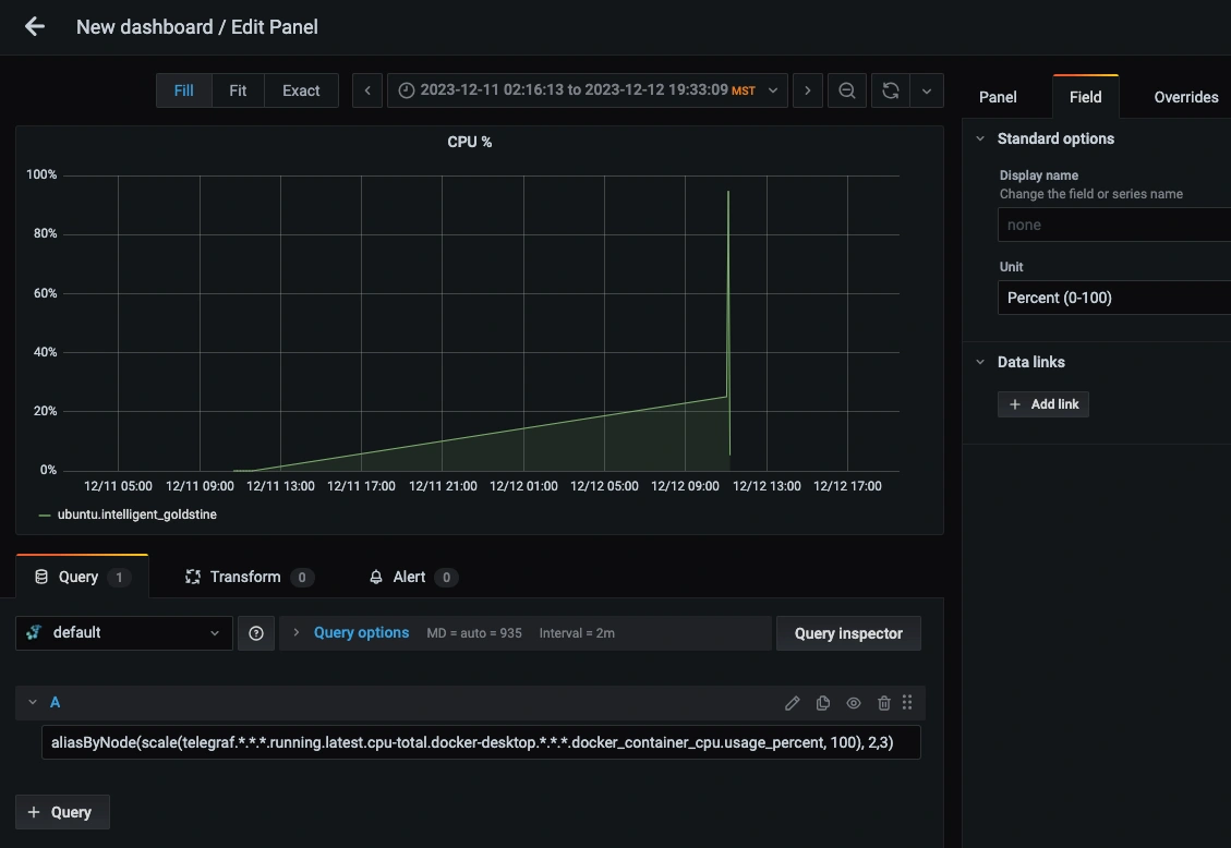 Easy Guide to Docker Monitoring With Telegraf and MetricFire - 3