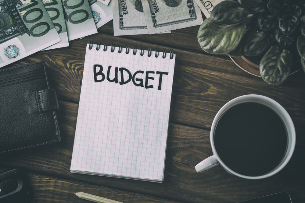 budget written for money management